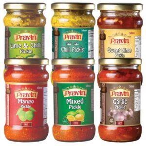 Pravin 6 different pickle jar set